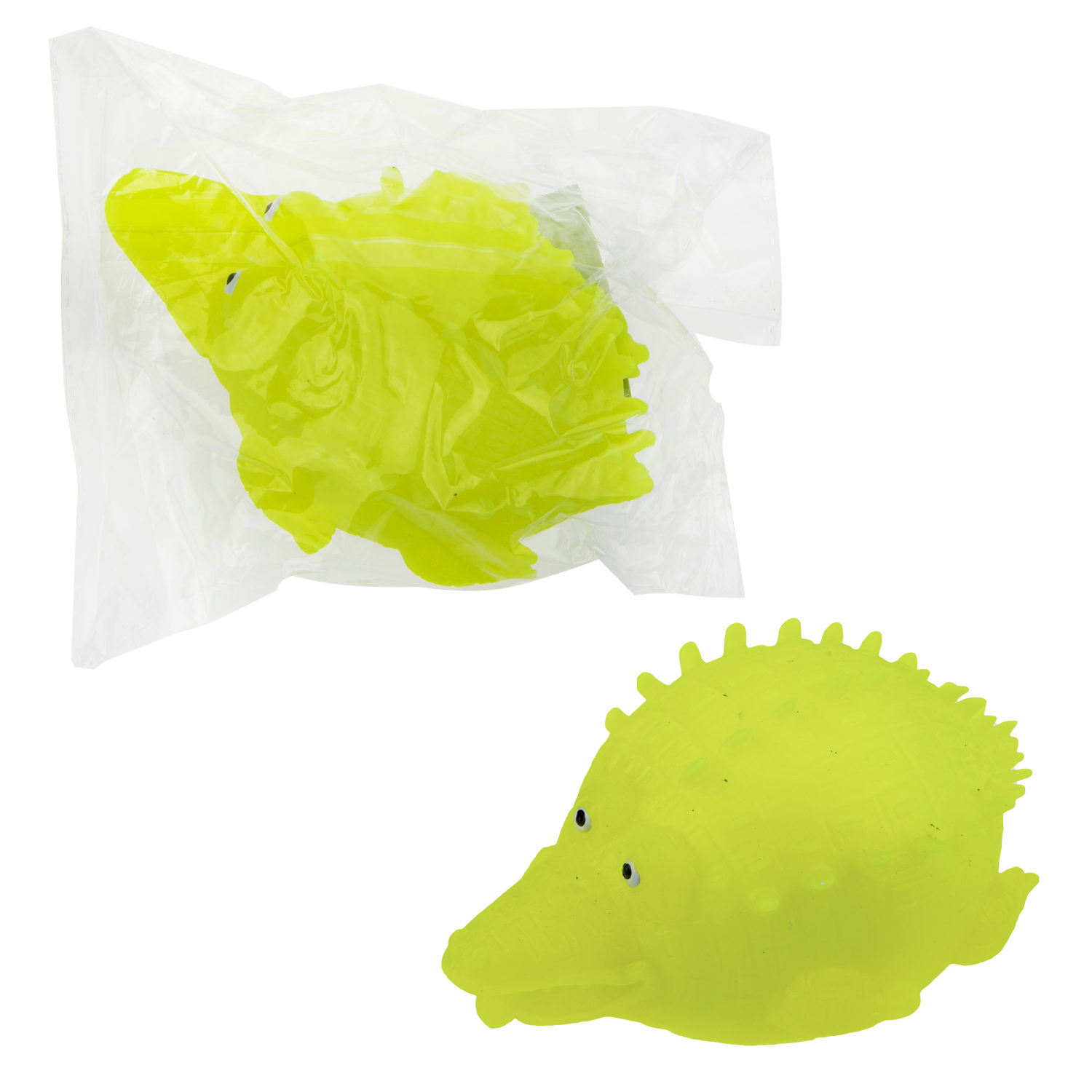 Антистресс -игрушка для рук 1TOY Крутой замес Крокодил, жмякалка, мялка, 10 см, 4 цвета в ассортименте