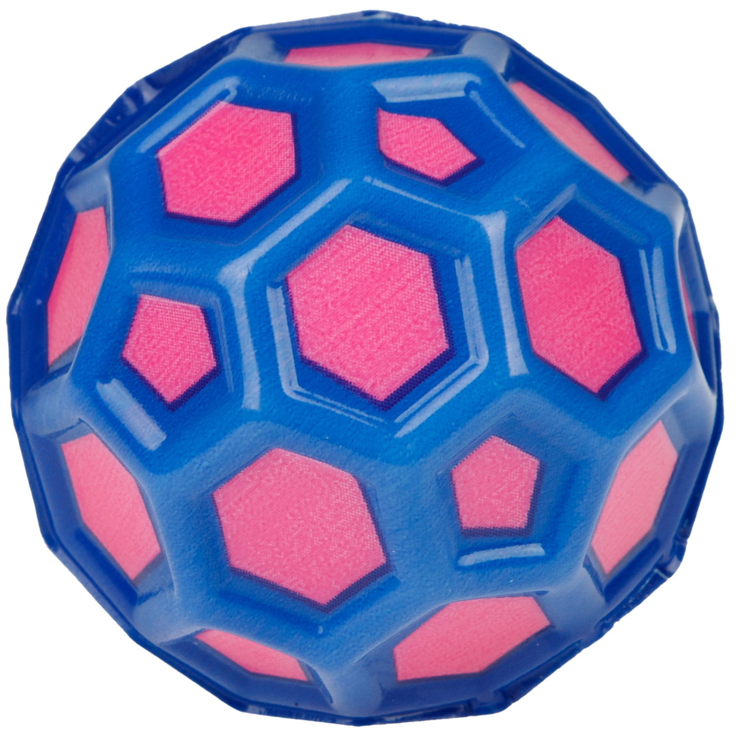 Мяч 1TOY Крутой замес Moon Ball пятиугольник, 5 см, розово-синий