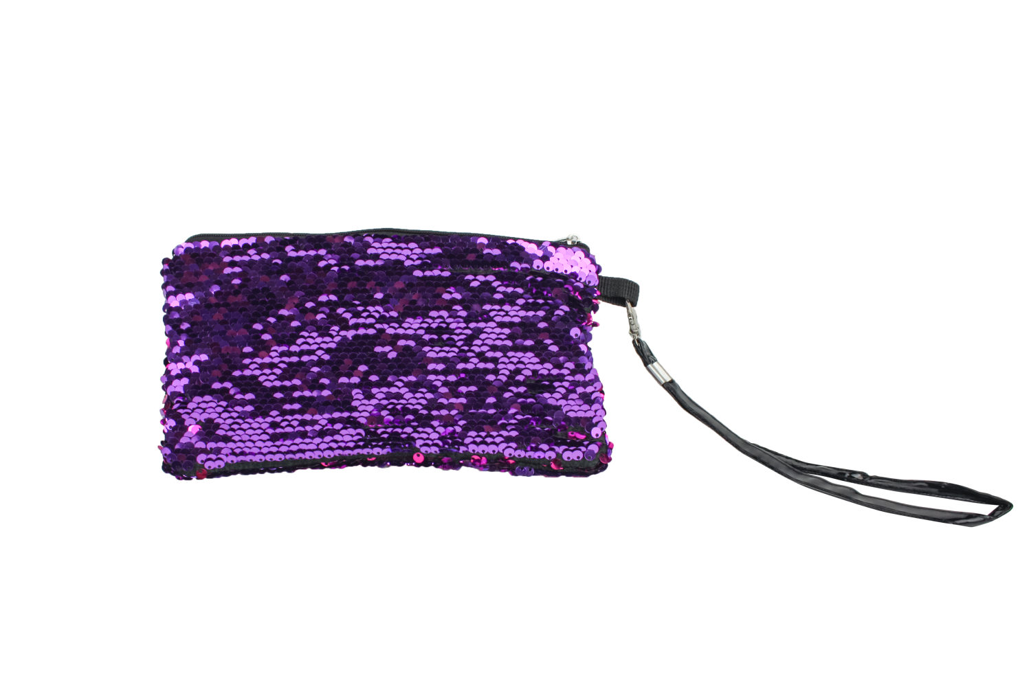 Косметичка LUKKY с пайетками с двух сторон, 3 цвета на выбор