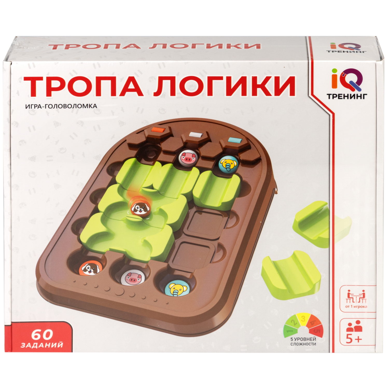 Игра головоломка 1TOY IQ Тренинг Тропа логики