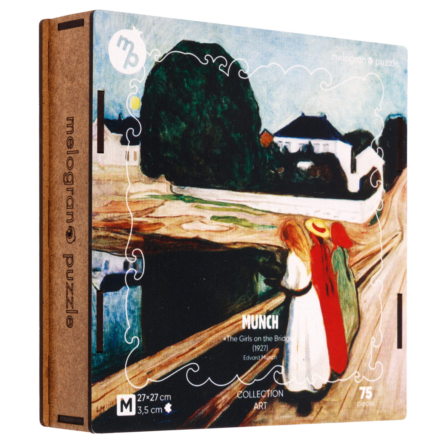 Пазлы Collection Art Эдвард Мунк Девушки на мосту, 75 деталей