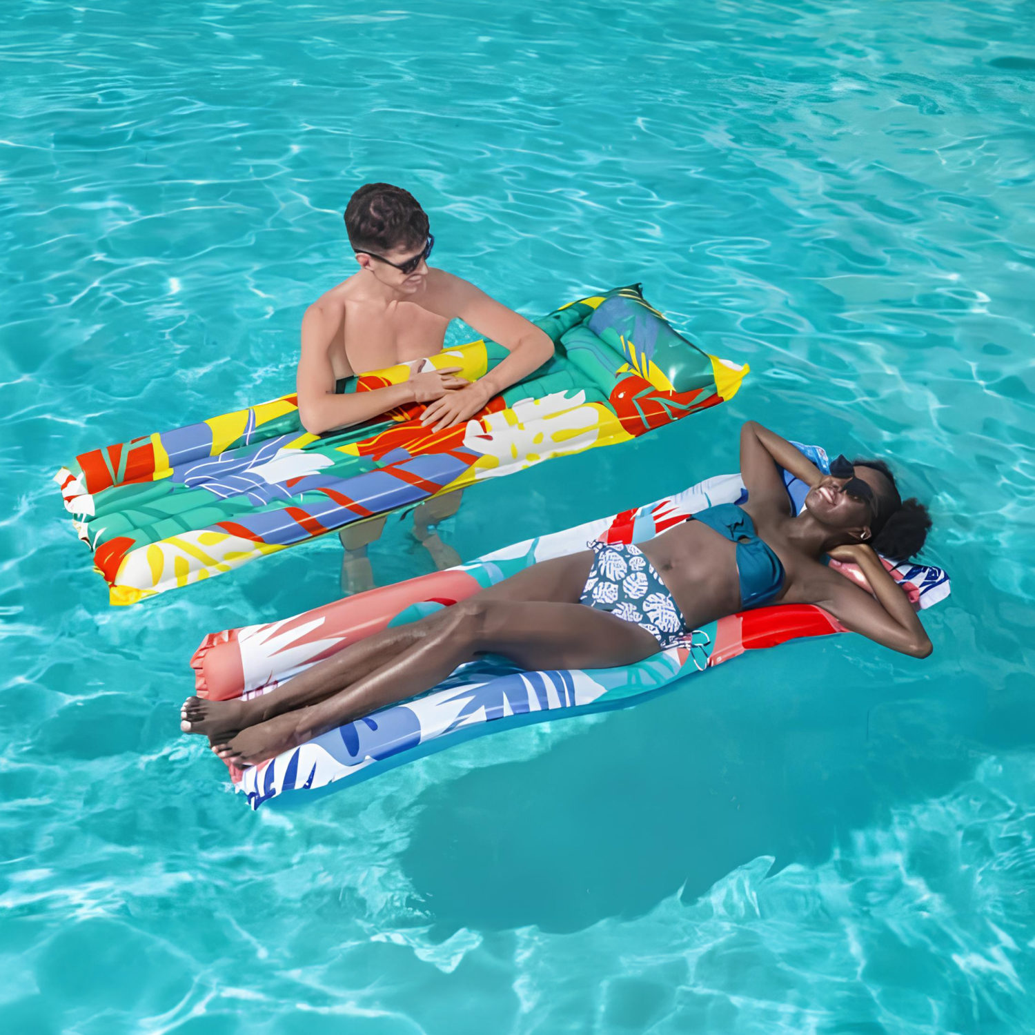 Надувной матрас для плавания Intex Интекс 183 х 69, водяной матрац, для бассейна, моря, речки, пляжа