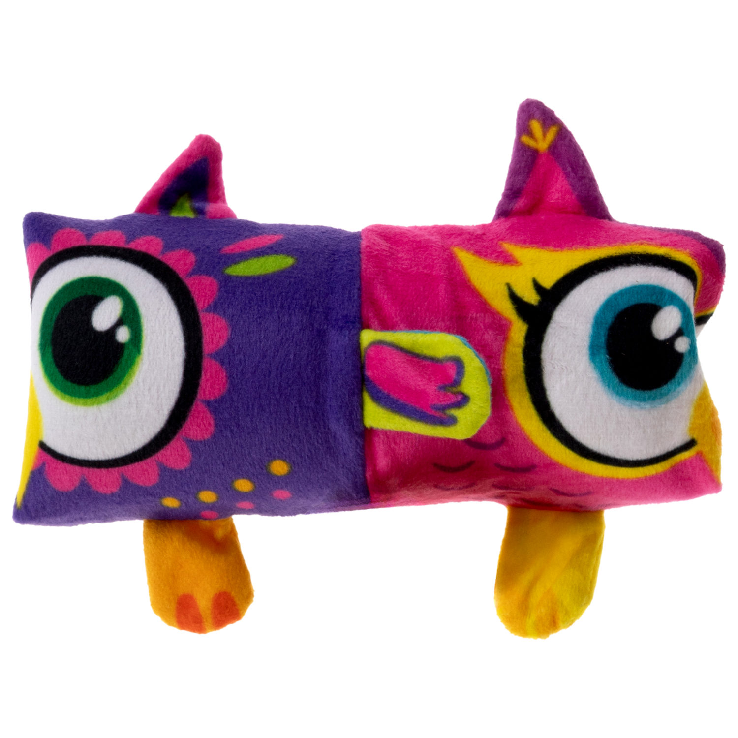 Скользун Вывернушка 2 в 1 1TOY плюшевая, игрушка-антистресс для рук