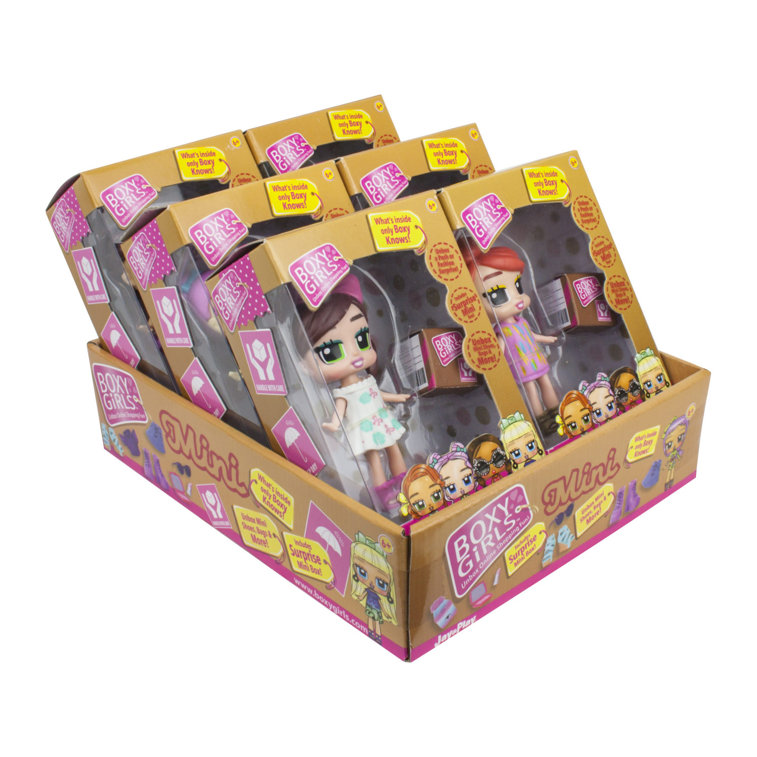 Кукла Boxy Girls MINI 8см с аксессуарами, 6 видов.