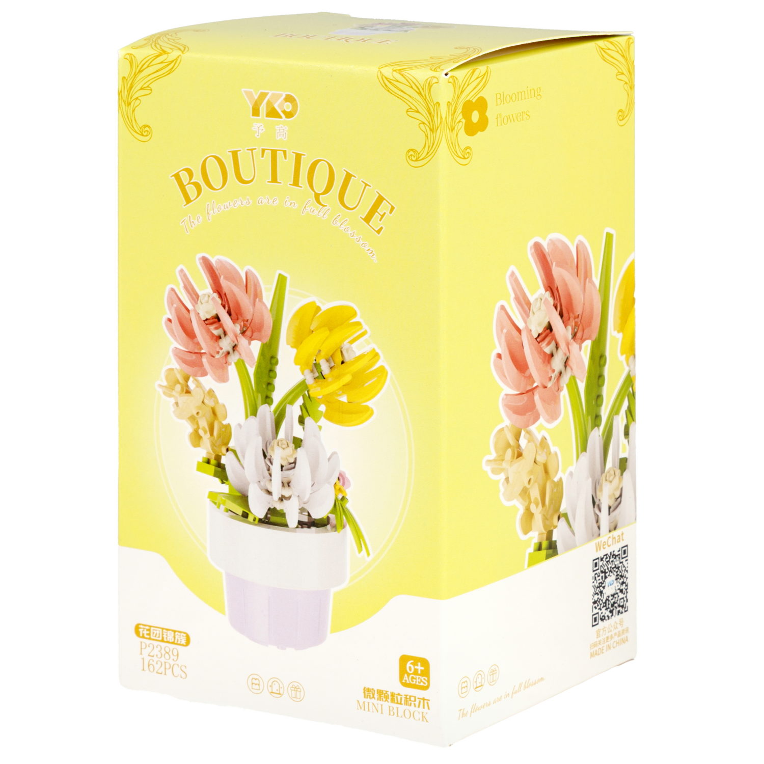 Конструктор 1TOY Blockformers "Цветы в горшках", 9 видов, от 138 до 223 деталей