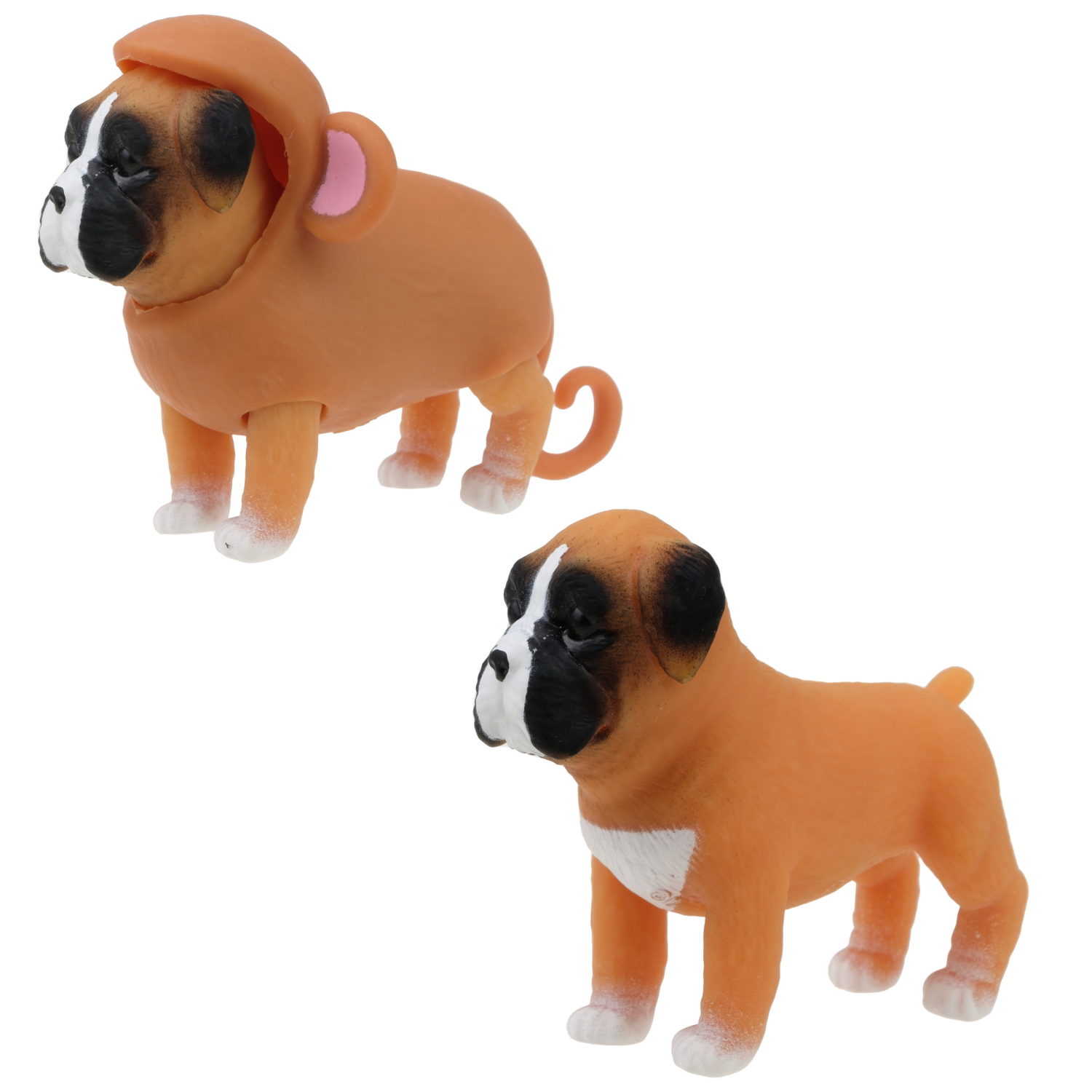 Антистресс игрушка 1TOY Прокачка для собачки серия 3, тянущиеся собачки в костюмчиках, 14 видов, пакет с окном