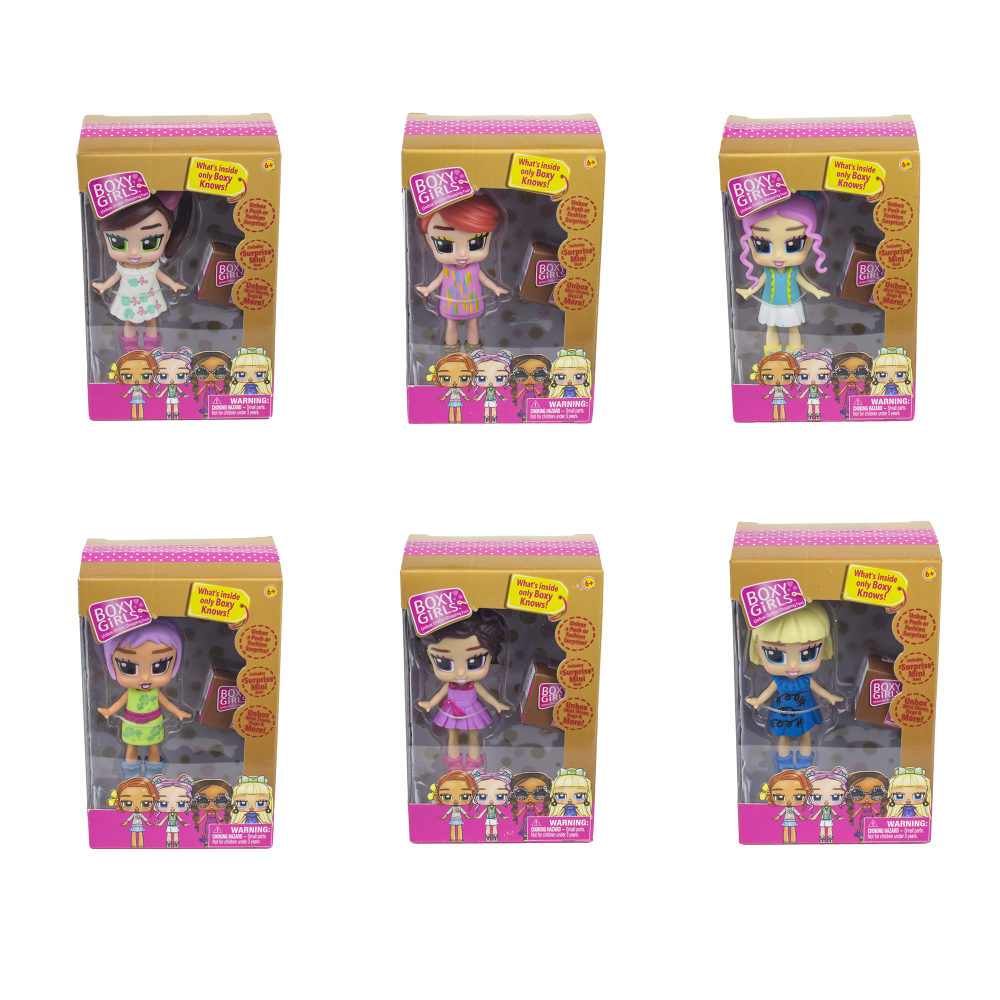 Кукла Boxy Girls MINI 8см с аксессуарами, 6 видов.