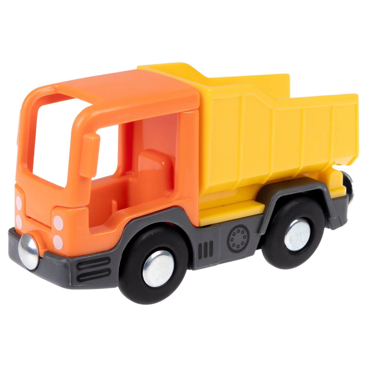 Деревянная железная дорога 1TOY GOODOK в коробке-трансформере, 56 элементов