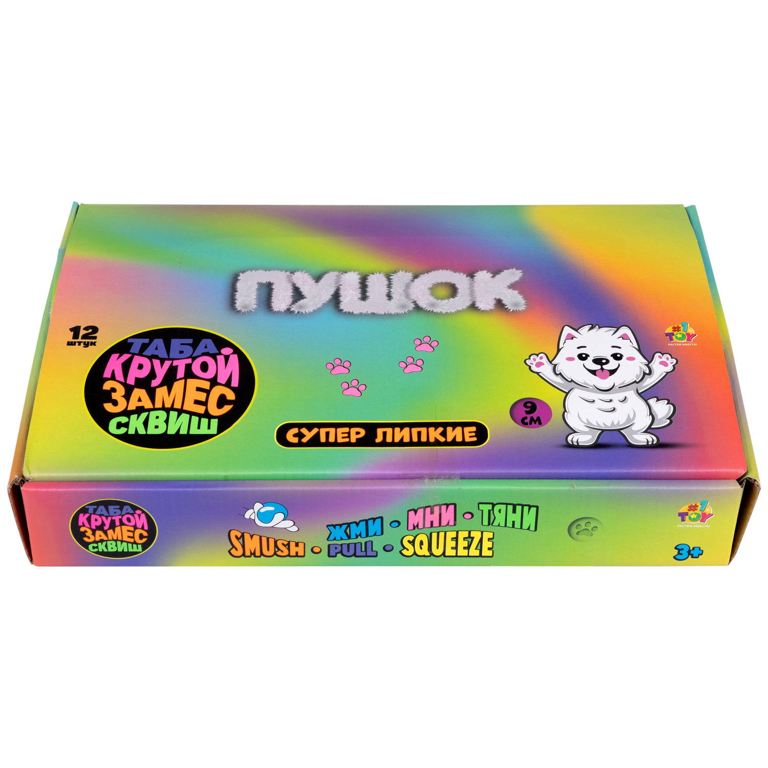 Таба сквиш 1TOY Крутой замес Муссик, собачка, 6,5х9х3,5 см