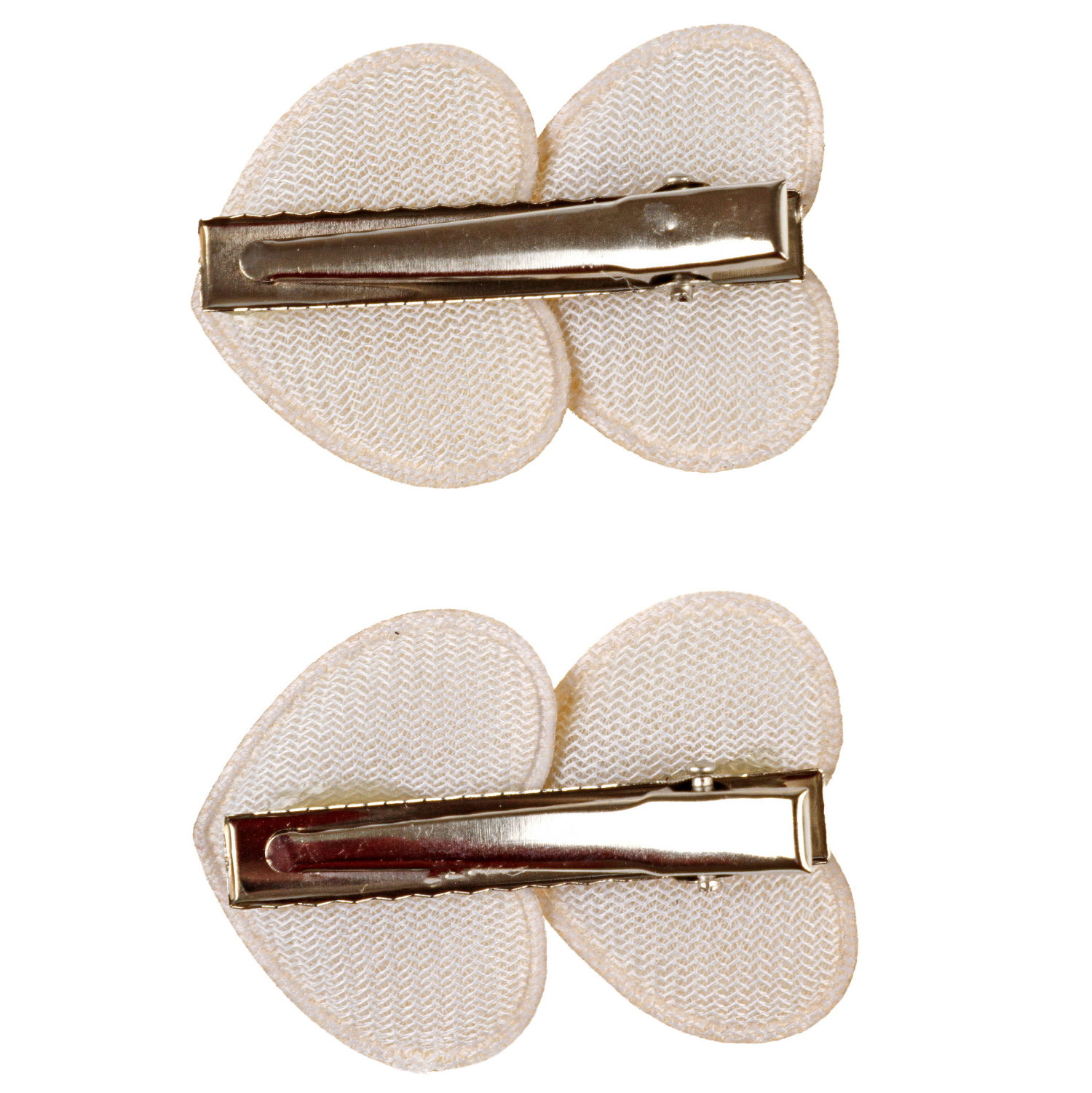 Заколки для волос Lukky Fashion Сердечки, детские, для девочки, зажимы, 4 цвета в ассортименте, набор 2 шт.