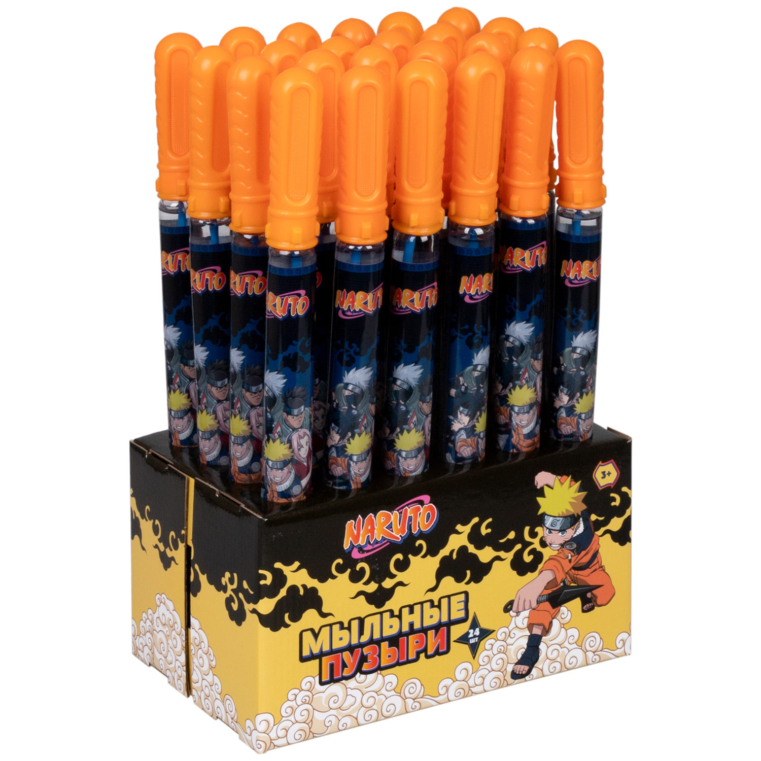 1TOY Наруто, мыльные пузыри, 120 мл