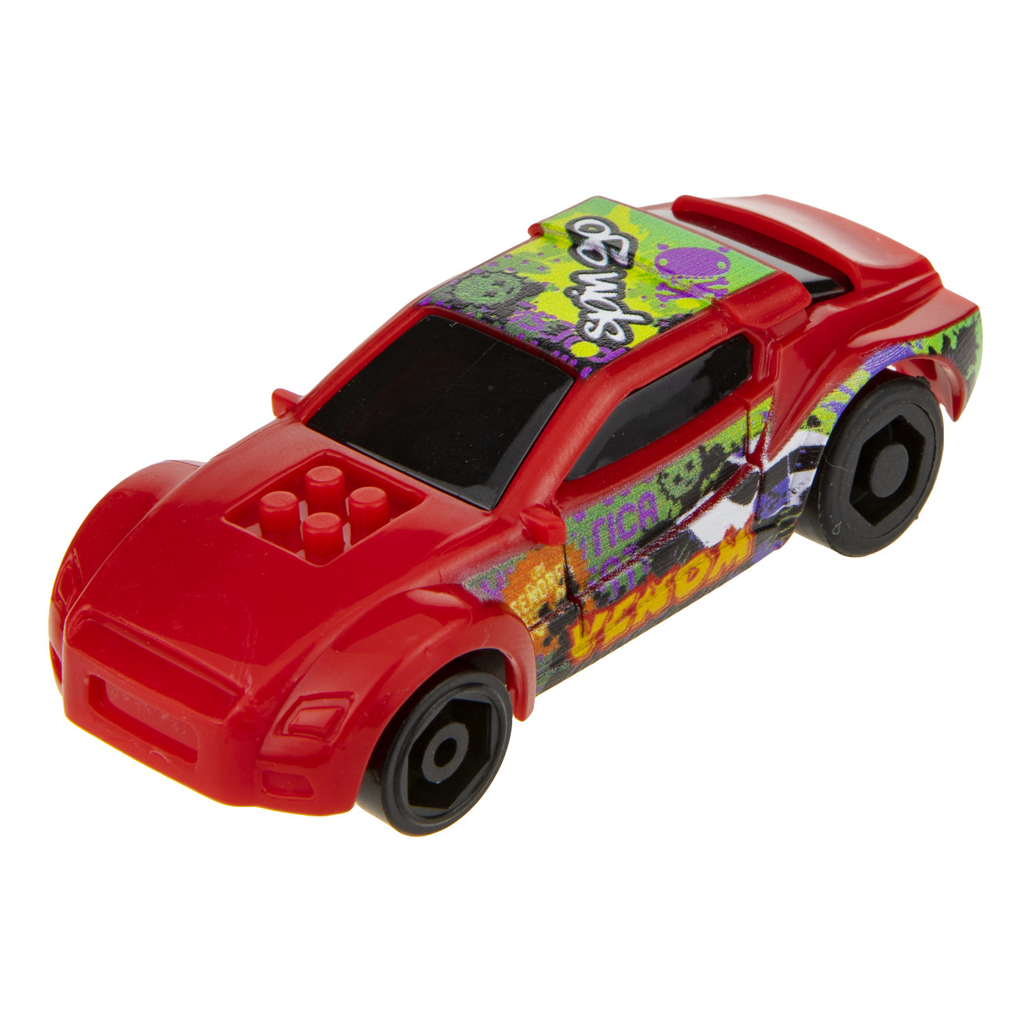 Машинка 1TOY Трюк-трек фрикционная, с 2 аксессуарами, в ассортименте