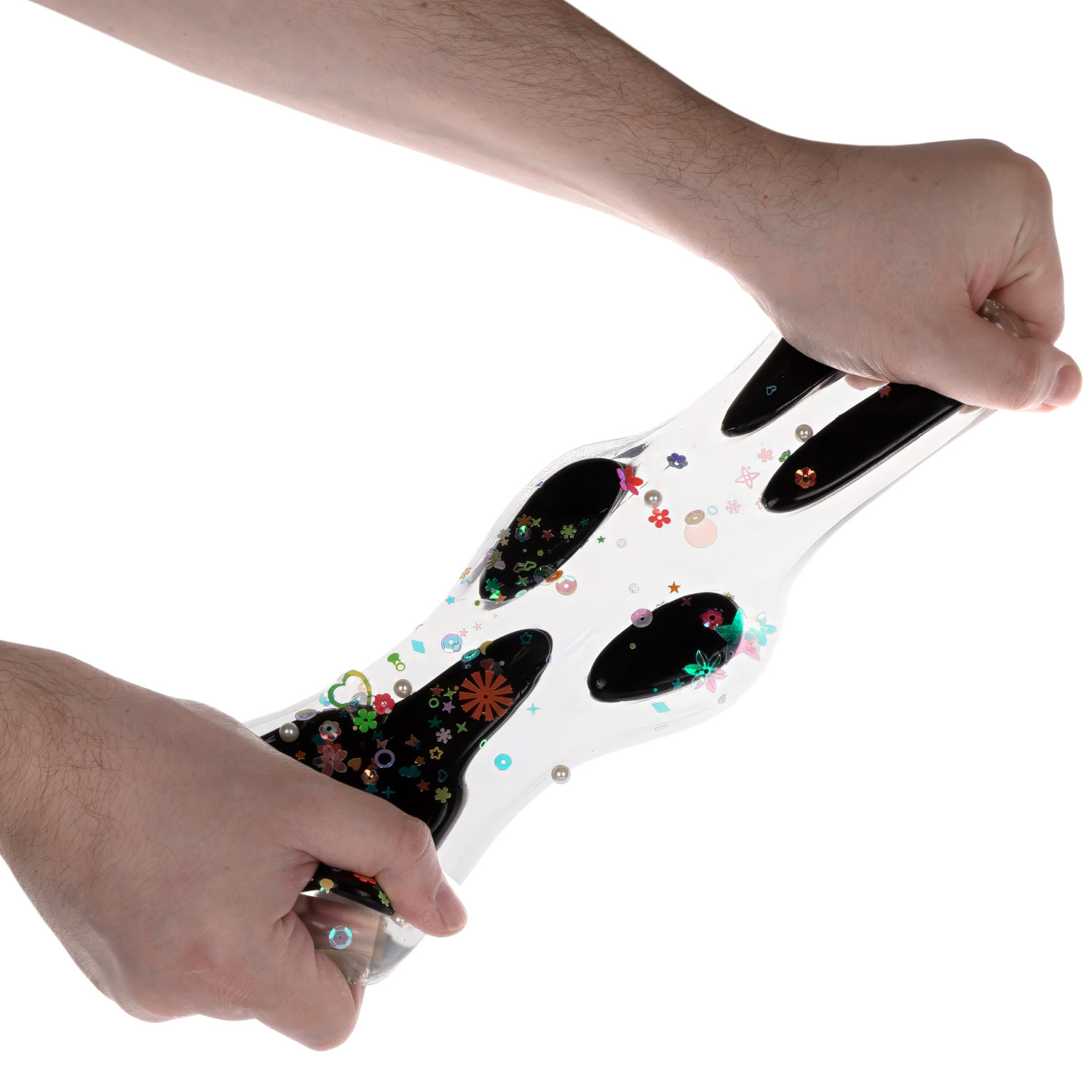 Таба лапа прозрачная 1TOY Крутой замес, большая, 14х3,5 см