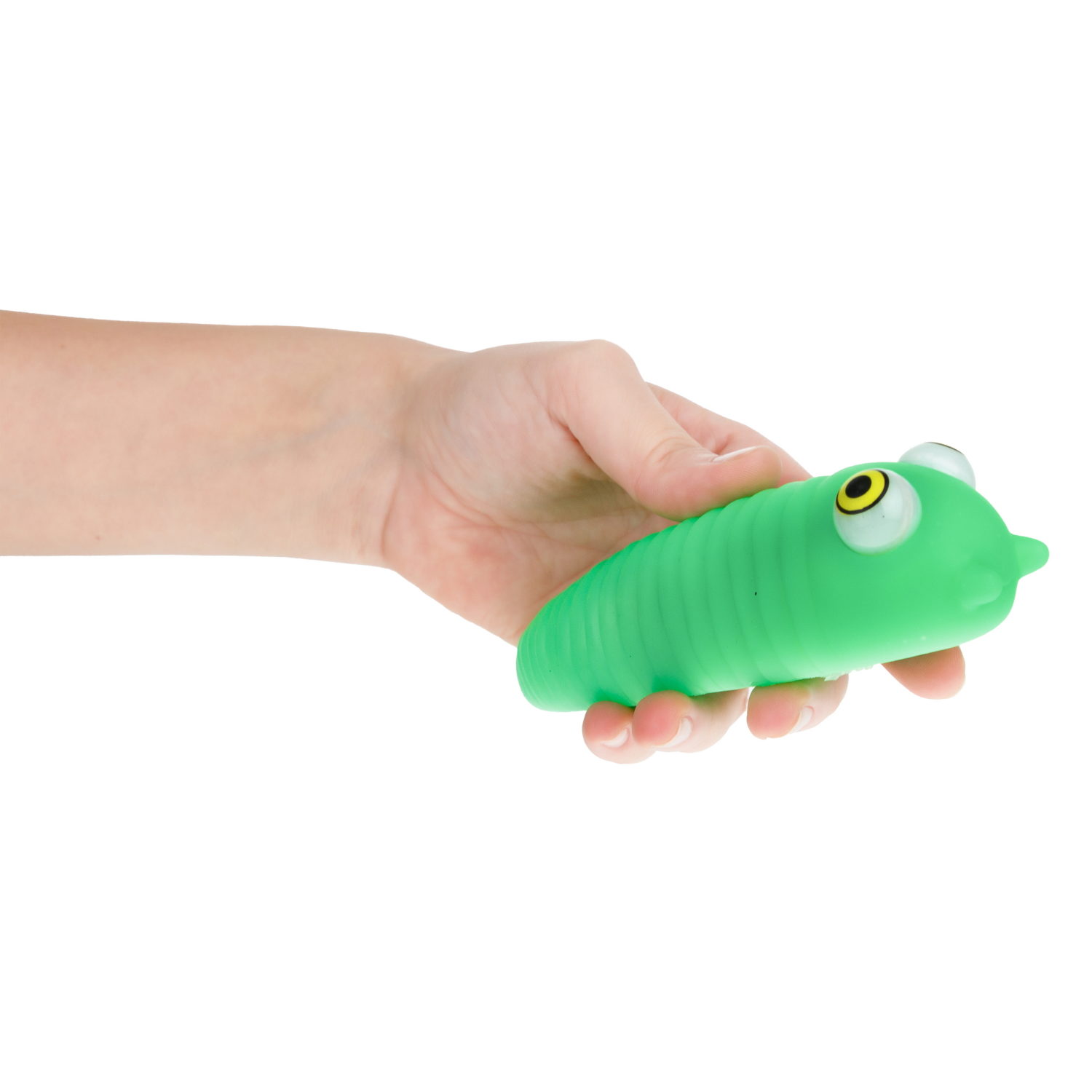 1toy Пучеглаз-антистресс "Слизень" 4,6х4х15 см, 4 вида в ассортименте