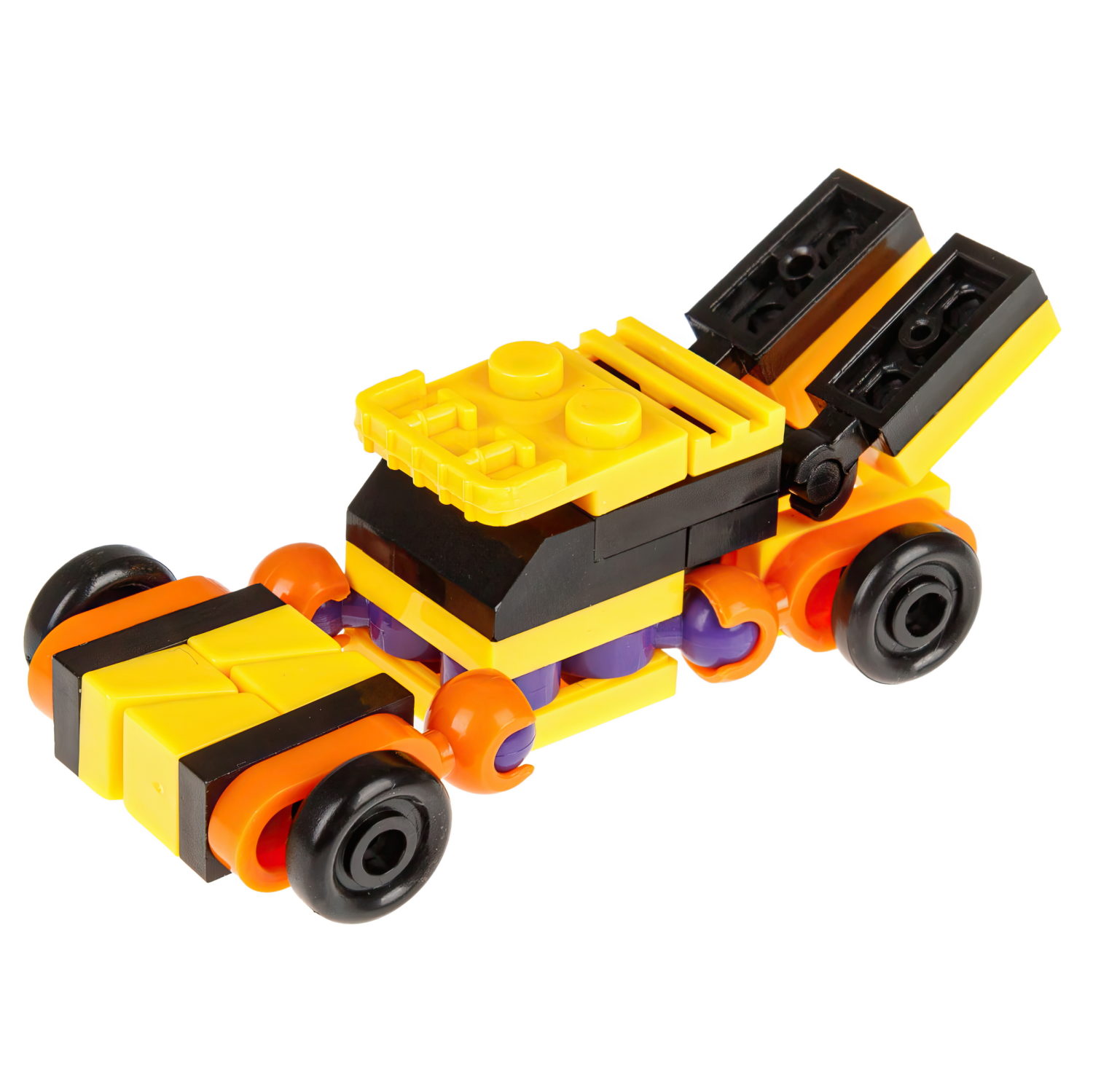 Конструктор 1TOY Blockformers  "Мегавтоформер" 6 в 1, 6 видов, из 6 шт. собирается большой робот