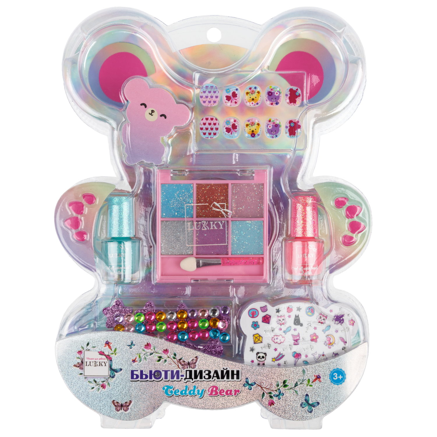 Набор детской декоративной косметики Lukky Бьюти Дизайн Teddy Bear