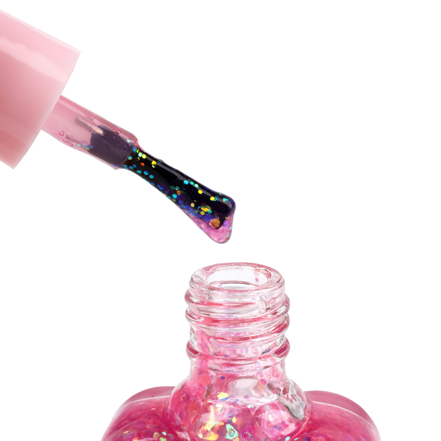 Lukky Beauty Duet набор блеск для губ и лак для ногтей, цвет фиолетовый