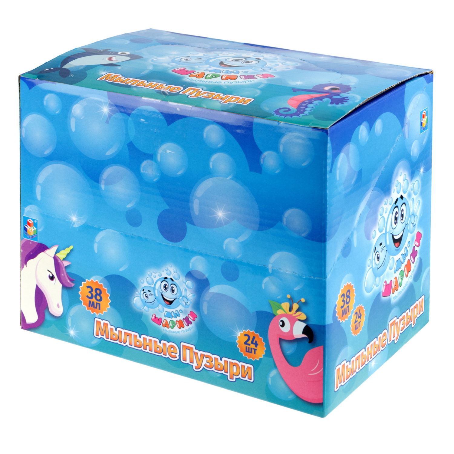 Мыльные пузыри 1TOY Мы-шарики! Кролик, 38 мл, в ассортименте