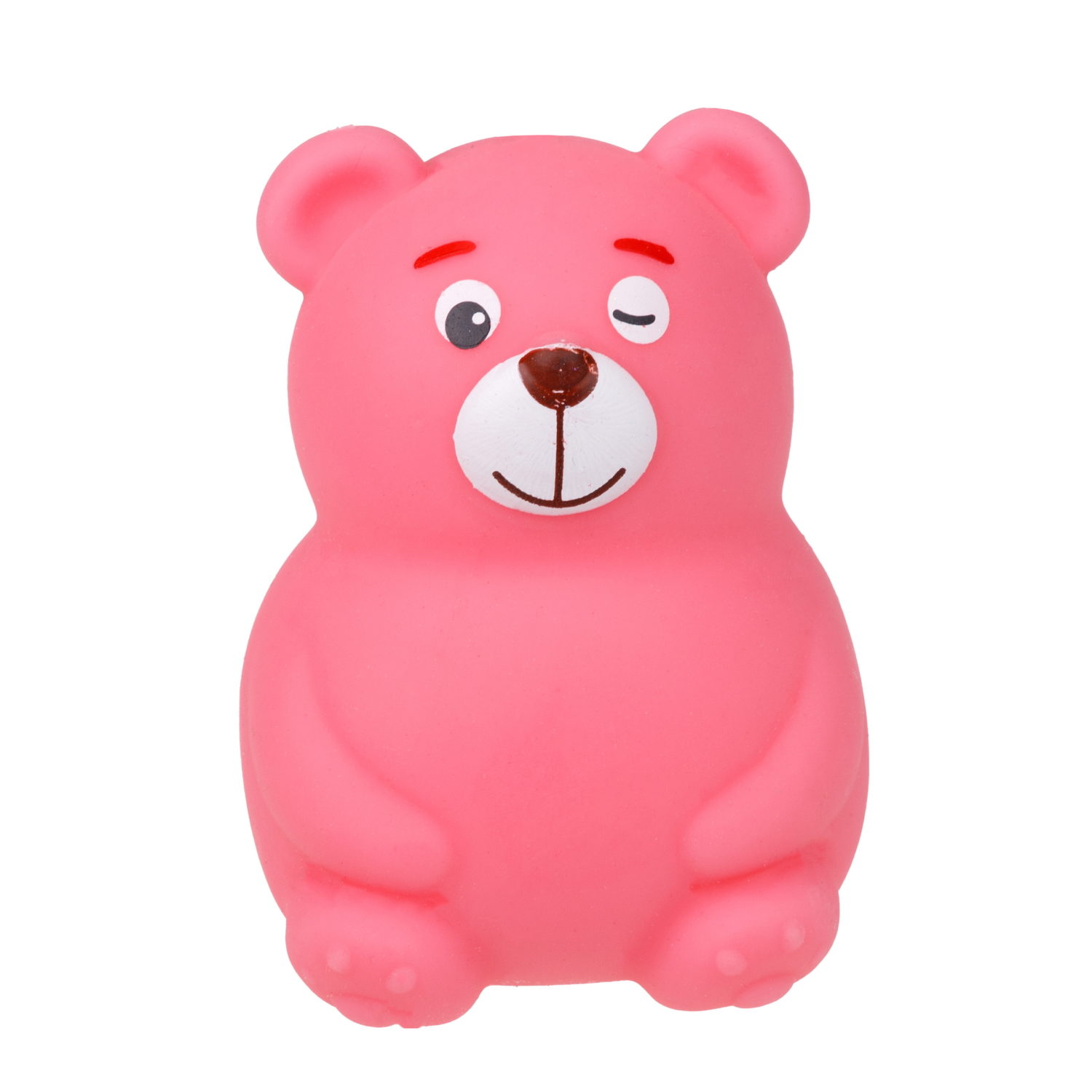 1toy Крутой замес, милый мишка подмигивает 2 цв. в асс, 9*6,5*5,5см, в кор., 12 шт.в дб.