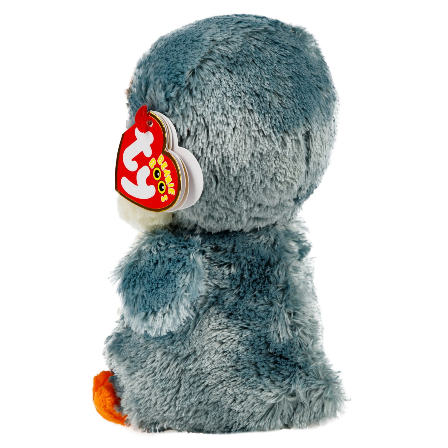Мягкая игрушка TY Beanie Boo's Серый пингвин Fisher, 15 см