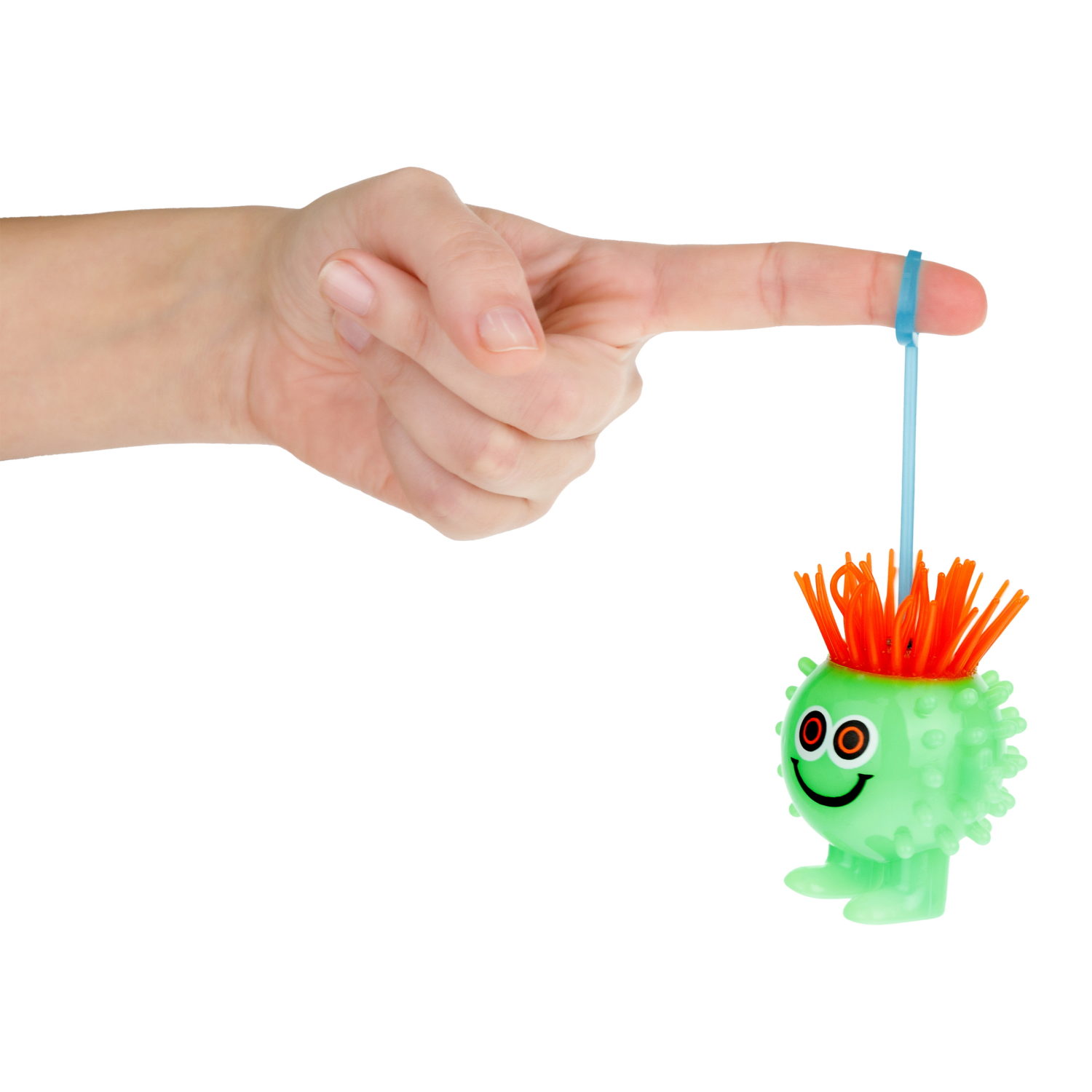 Светящаяся антистресс-игрушка для рук 1TOY Йо-Ёжик Тролль, для детей и взрослых, 4 вида в ассортименте