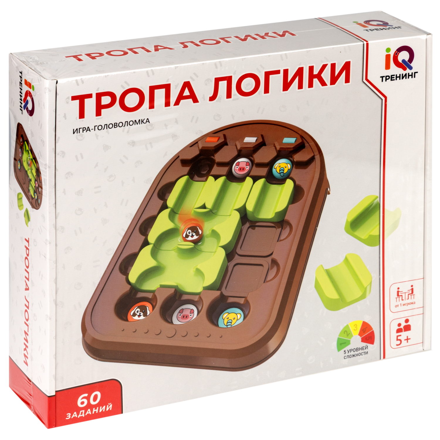 Игра головоломка 1TOY IQ Тренинг Тропа логики