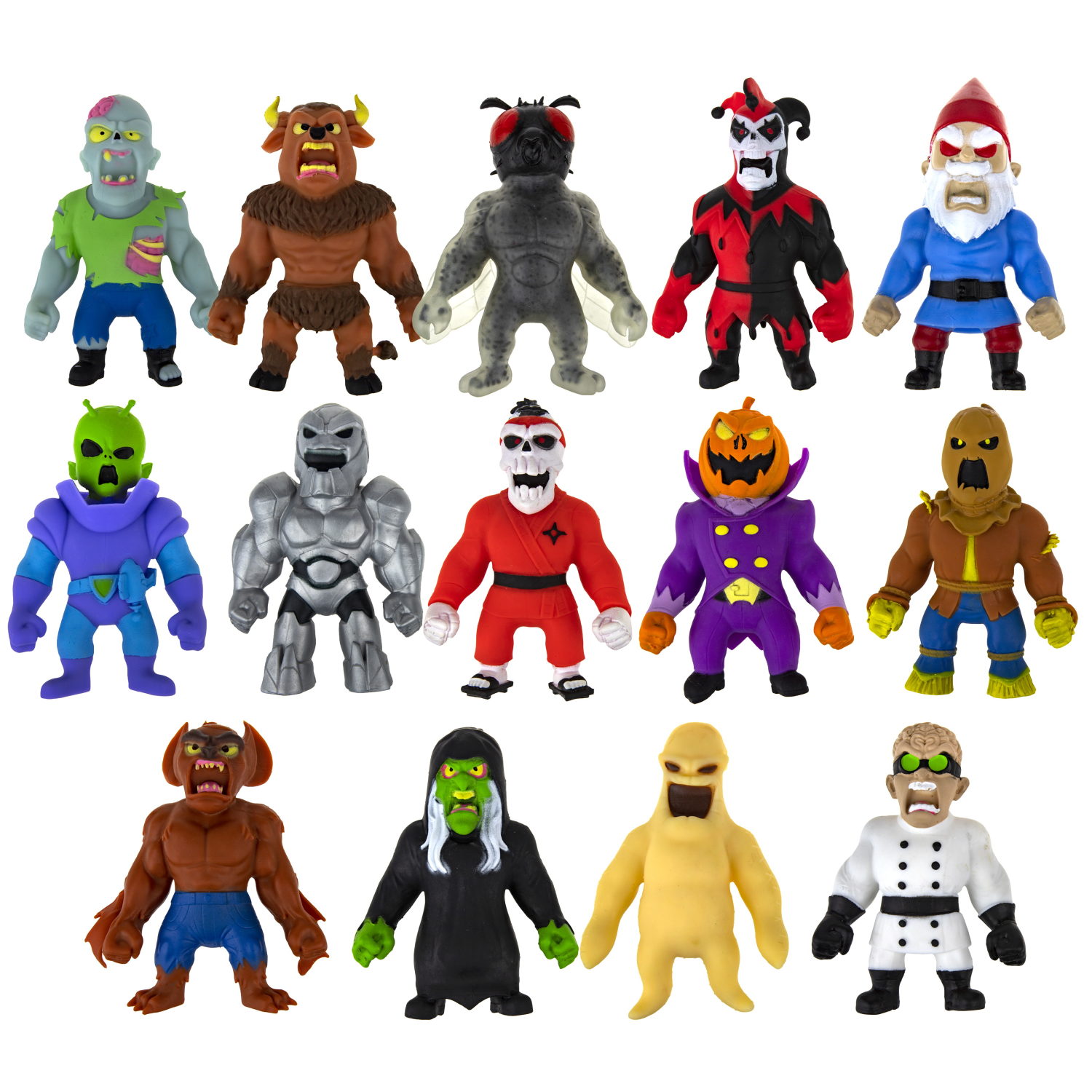 1toy Игрушка для мальчика, тянучка монстр MONSTER FLEX серия 5, антистресс, 14 видов в ассортименте