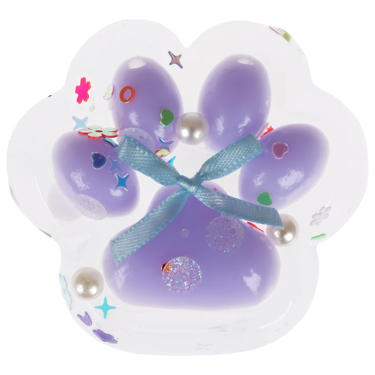 Таба лапа прозрачная 1TOY Крутой замес, 6,5х3 см, в ассортименте