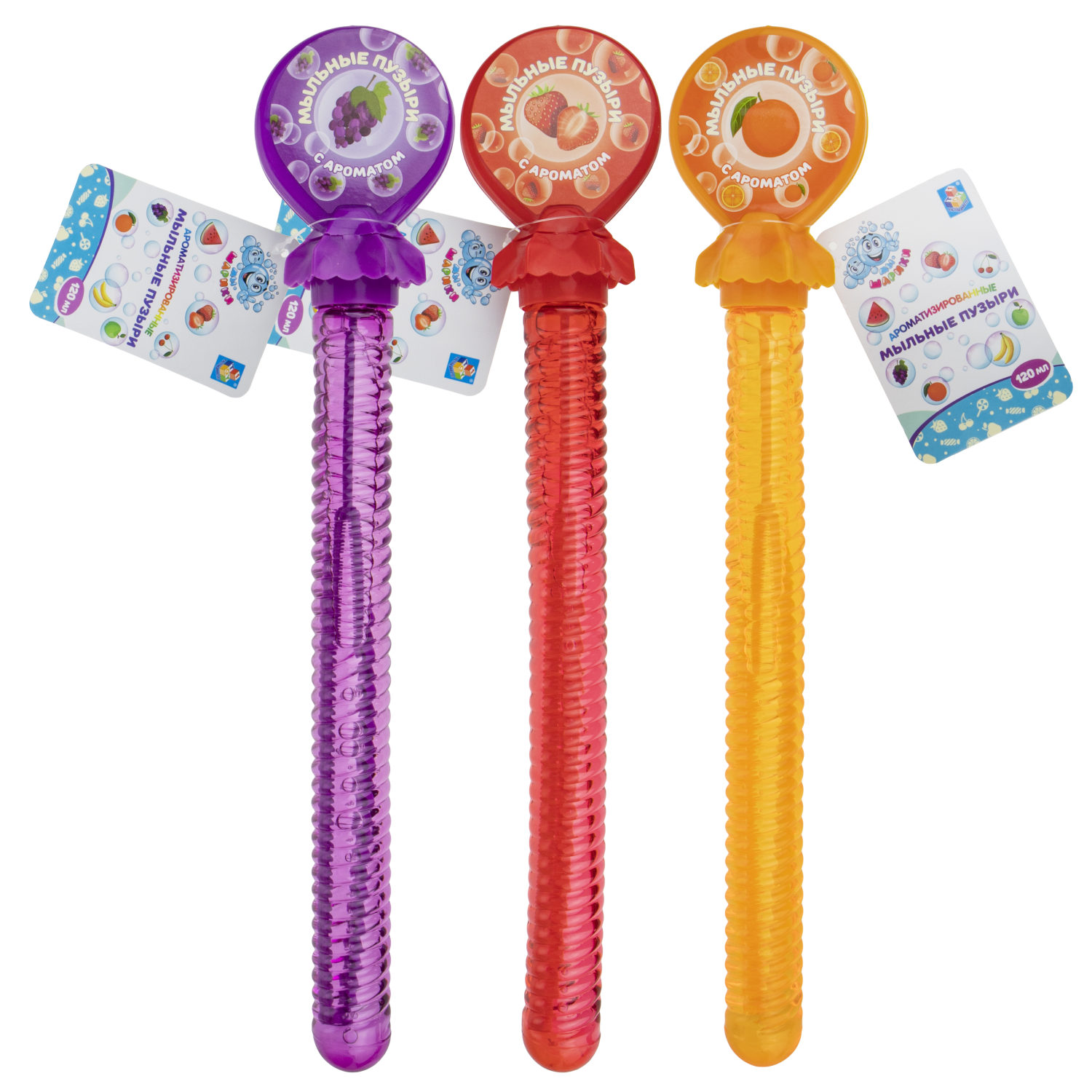 Мыльные пузыри 1TOY Мы-Шарики! Леденец, ароматизированные, 120 мл