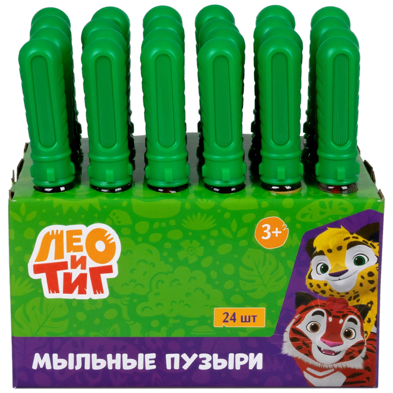 1TOY Лео и Тиг, мыльные пузыри, 60 мл