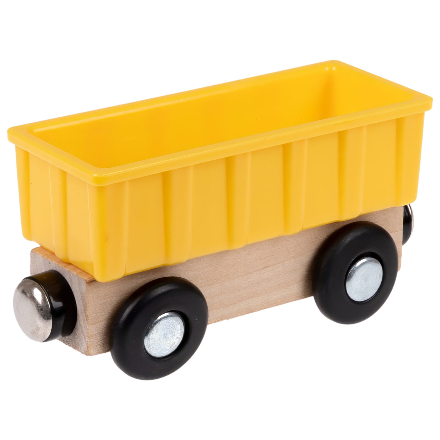 Набор «Технопарк» 1TOY Goodok, 2 машинки и 1 вагон с магнитами и грузом