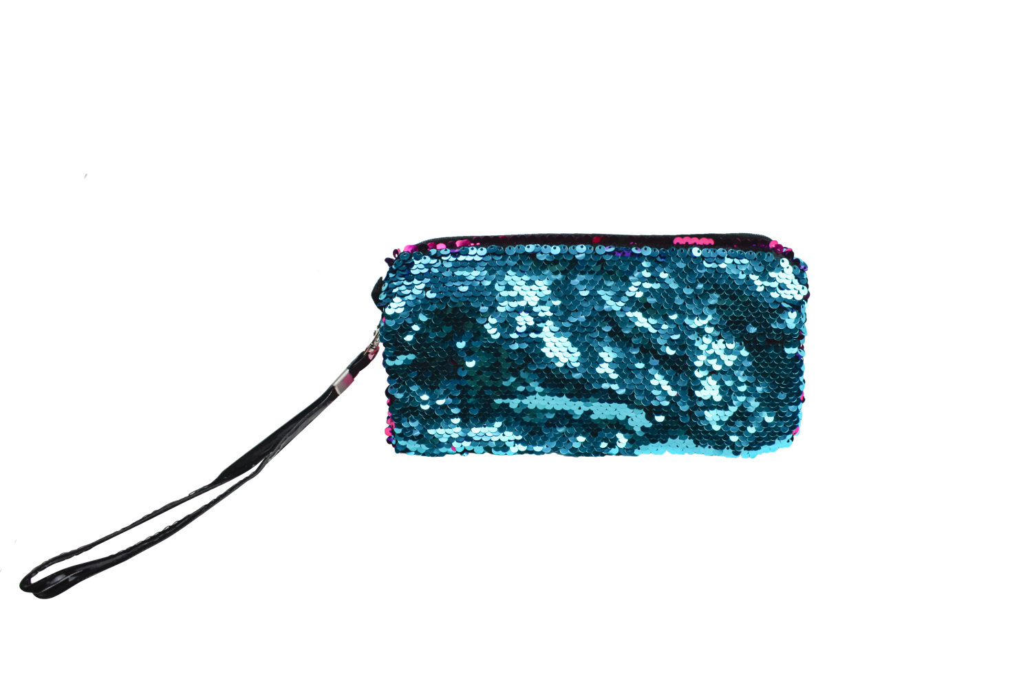 Косметичка LUKKY с пайетками с двух сторон, 3 цвета на выбор