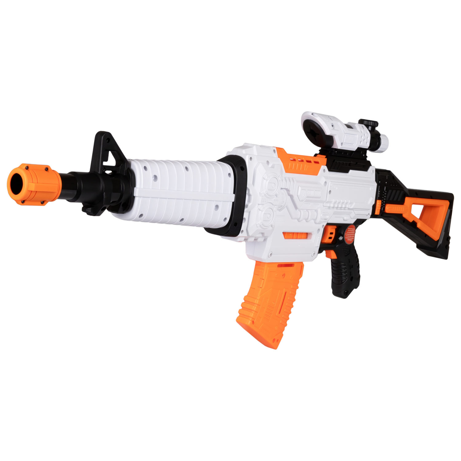 1toy Funmax "A81" бластер электромеханический, обойма на 12 выстрелов, в комплекте 48 EVA снарядов