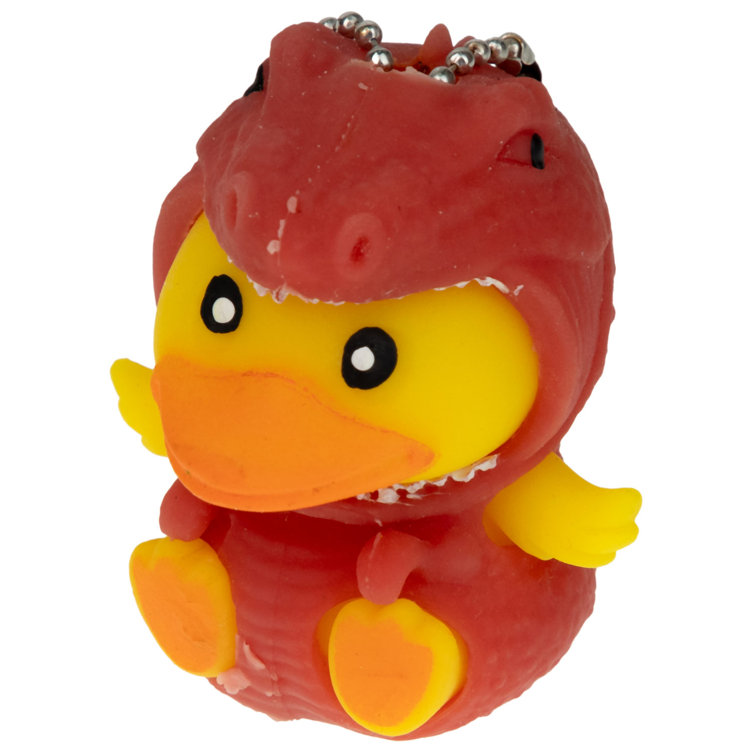 Игрушка антистресс для рук 1TOY Маскарад для зверят утёнок - дракон, мягкая, резиновая, сквиш, жмякалка, мялка, брелок детский, для взрослого