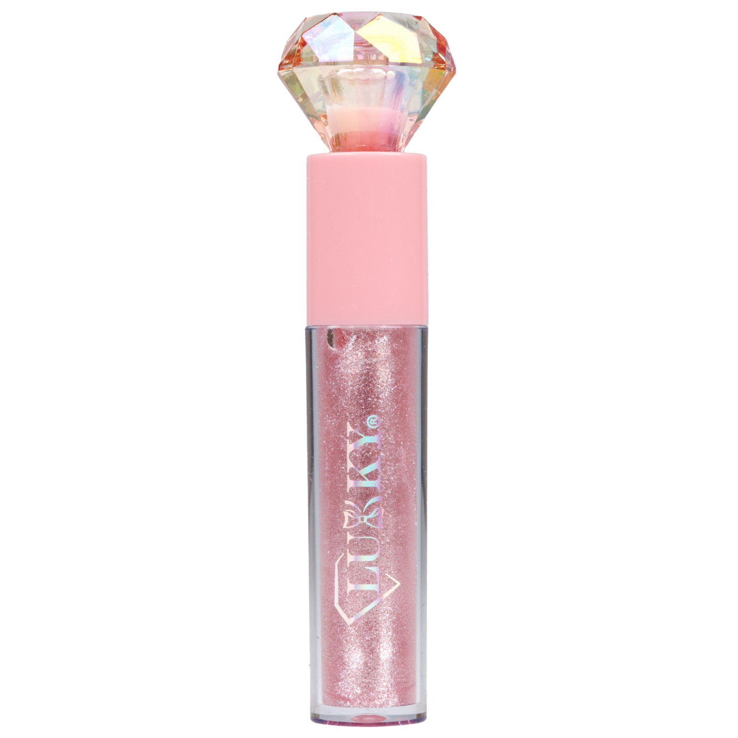 Глянец для губ сверкающий Lukky Diamond с ароматом, 3,5 мл