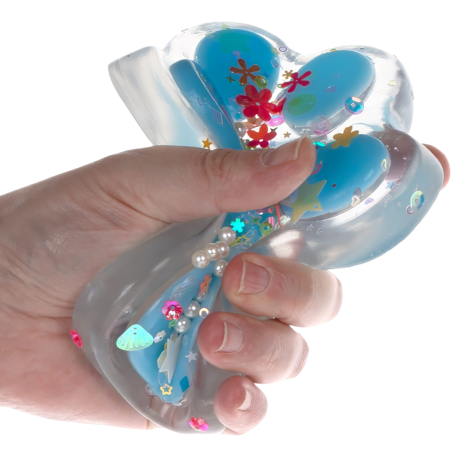 Таба лапа прозрачная 1TOY Крутой замес, большая, 14х3,5 см