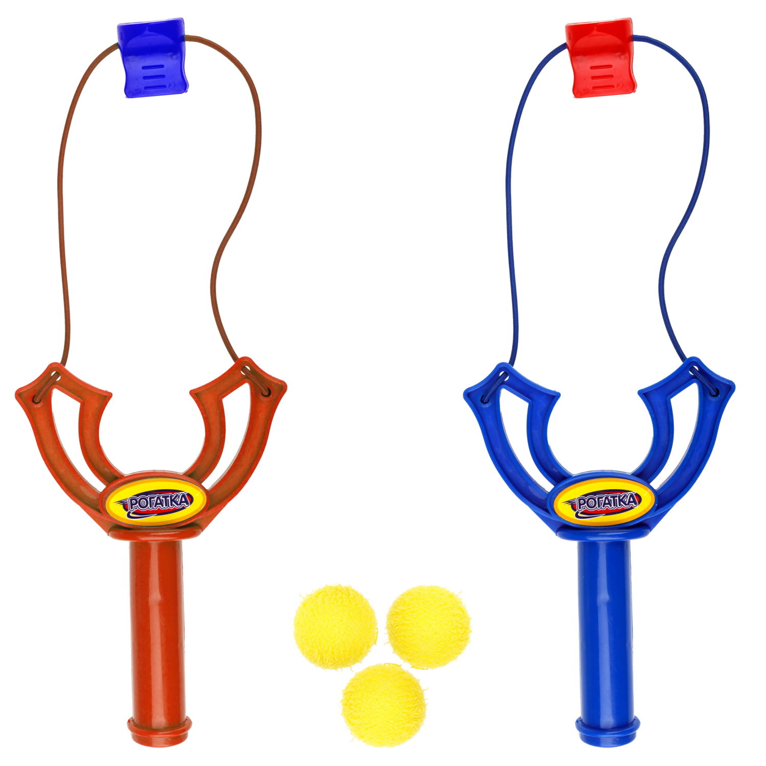 1toy Рогатка с 3 шариками, блистер