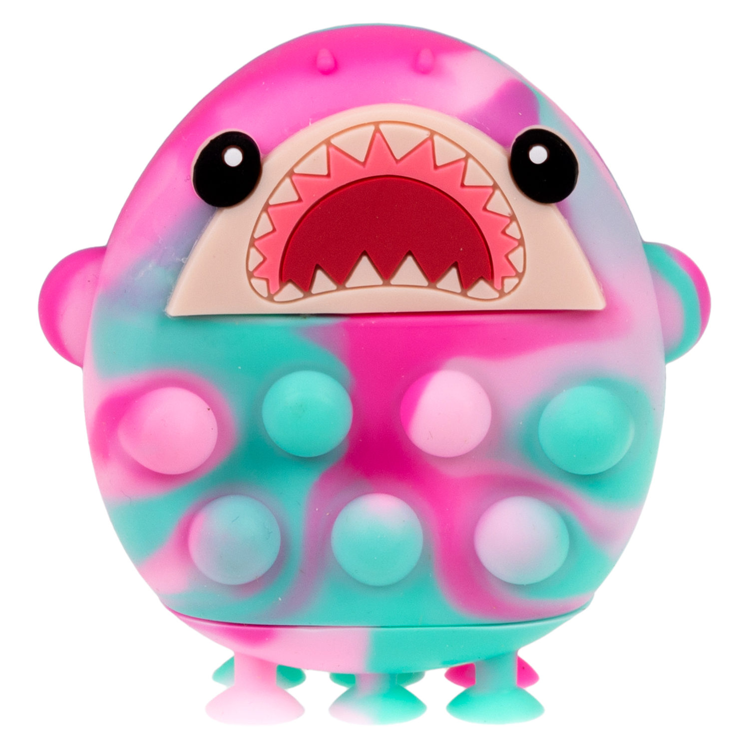 1toy Жмяка Hit Pop It "Акула" на присосках, 8х7х3,5 см, 3 вида в ассортименте