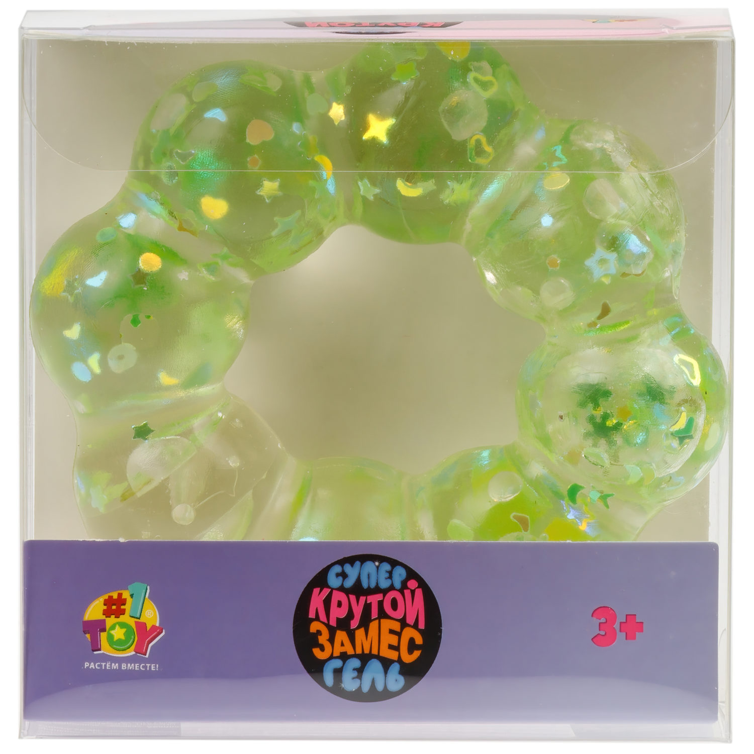 Игрушка-антистресс 1TOY Крутой замес «Супергель» браслет блестки 8*8 см