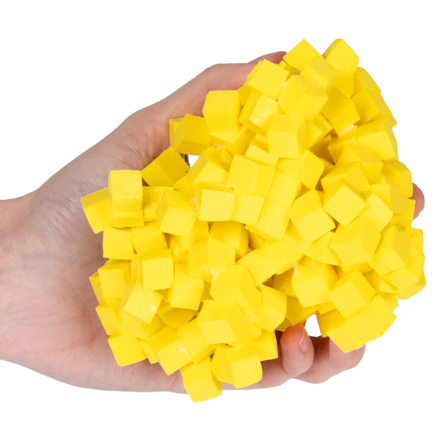 Конструктор-пластилин Gummy Blocks липучка, липкий, мягкий, желтый