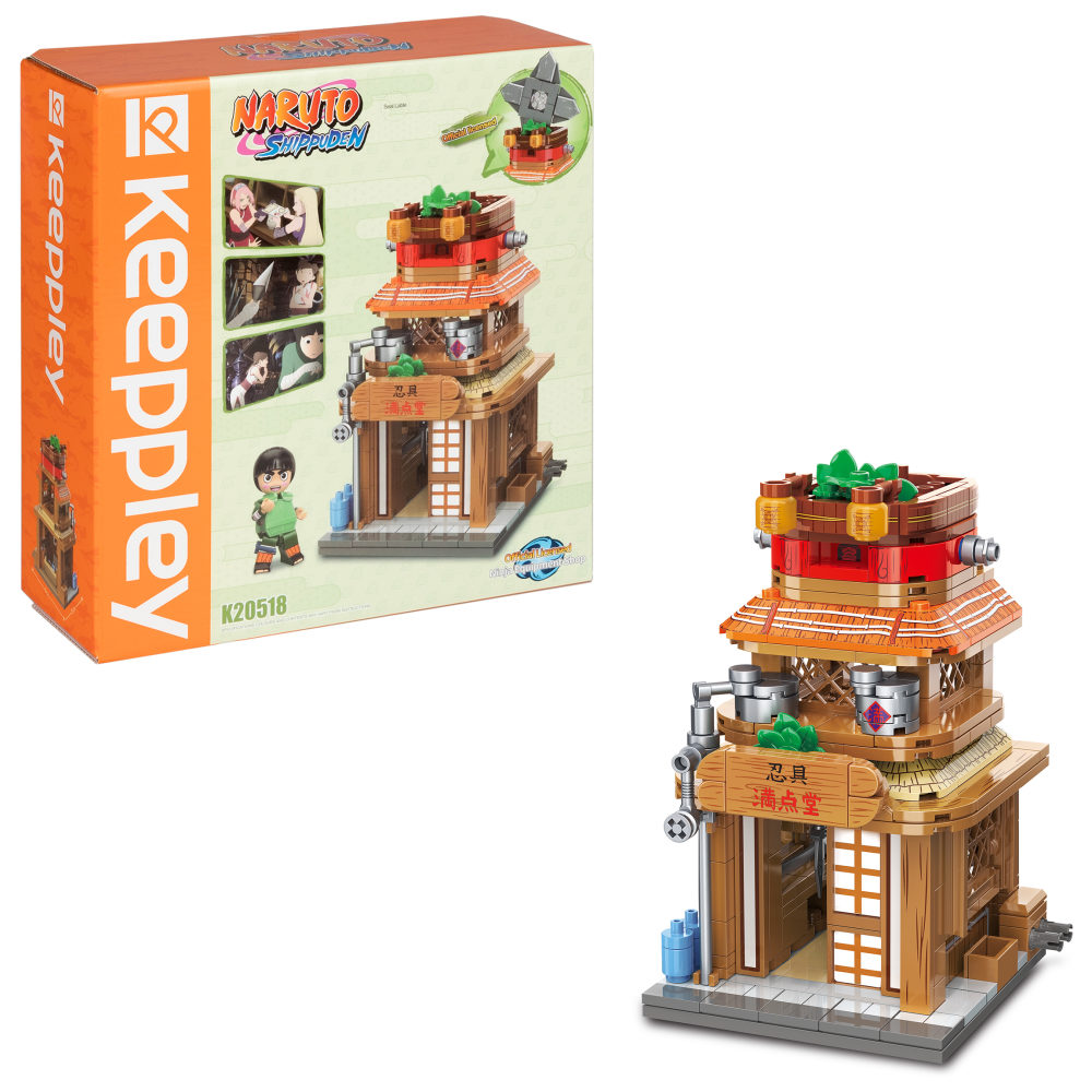 Naruto конструктор "Оружейный магазин Ниндзя" для мальчиков и девочек, 325 деталей