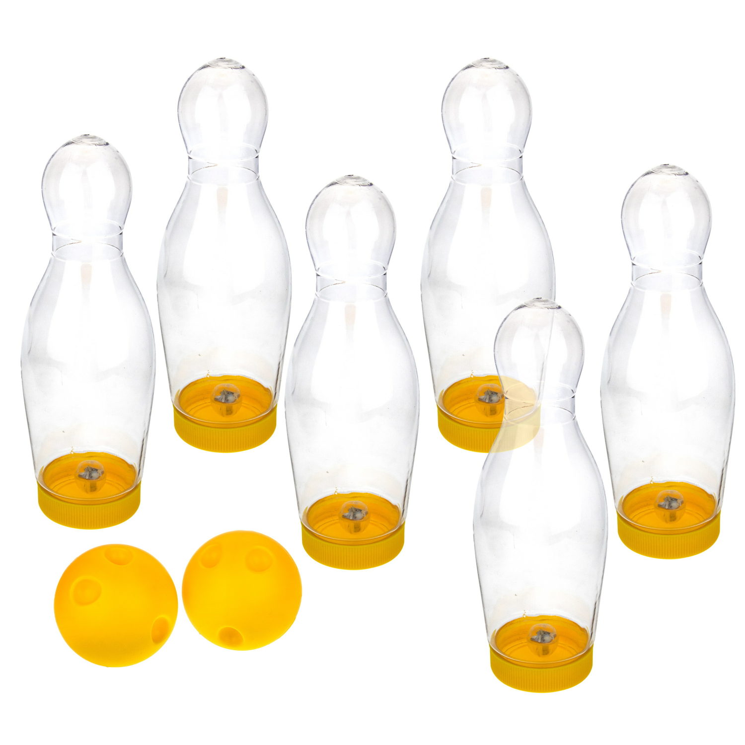 Игровой набор 1TOY Боулинг со светом, 6 кеглей и шар