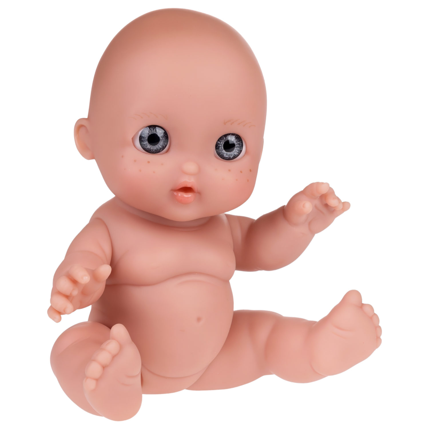 Испанская кукла для девочки reborn Arias пупс мальчик, виниловый, силиконовый, 17 см