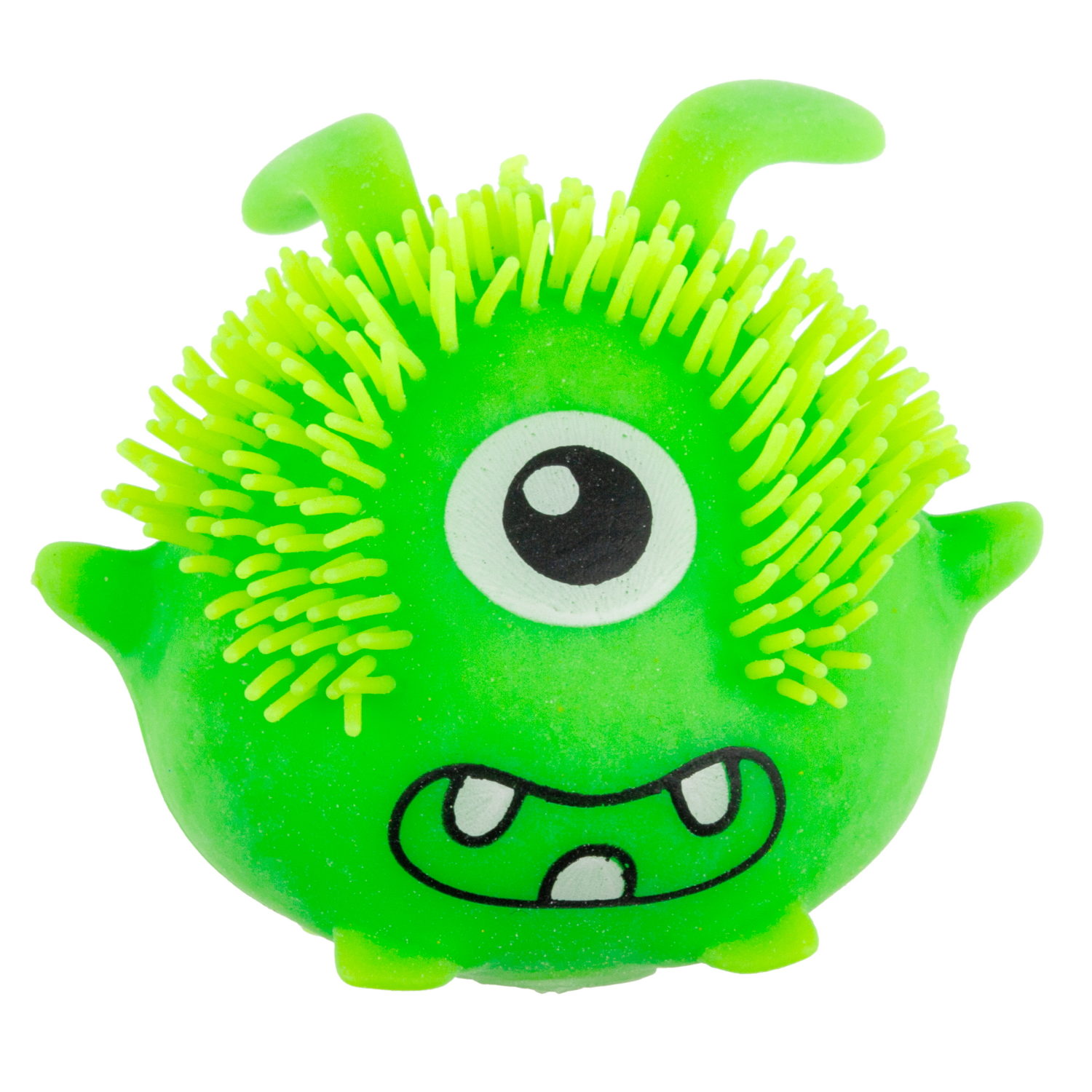 Игрушка-антистресс для рук 1toy Йо-Ёжики, "Монстр" 6 см, со светом, 4 вида в ассортименте