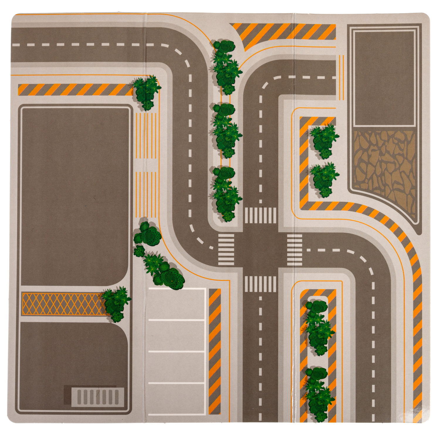 Парковка-грузовик трансформер 1TOY Транспаркинг Строительная бригада, 37,5х21х13 см