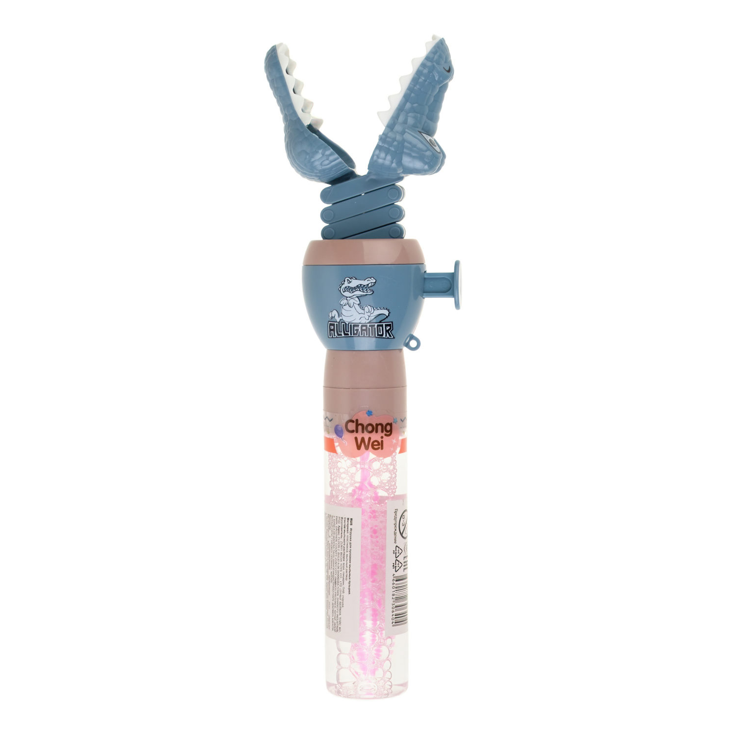 Мыльные пузыри 1TOY Мы-шарики! колба с игрушкой-хваталкой крокодил 40 мл