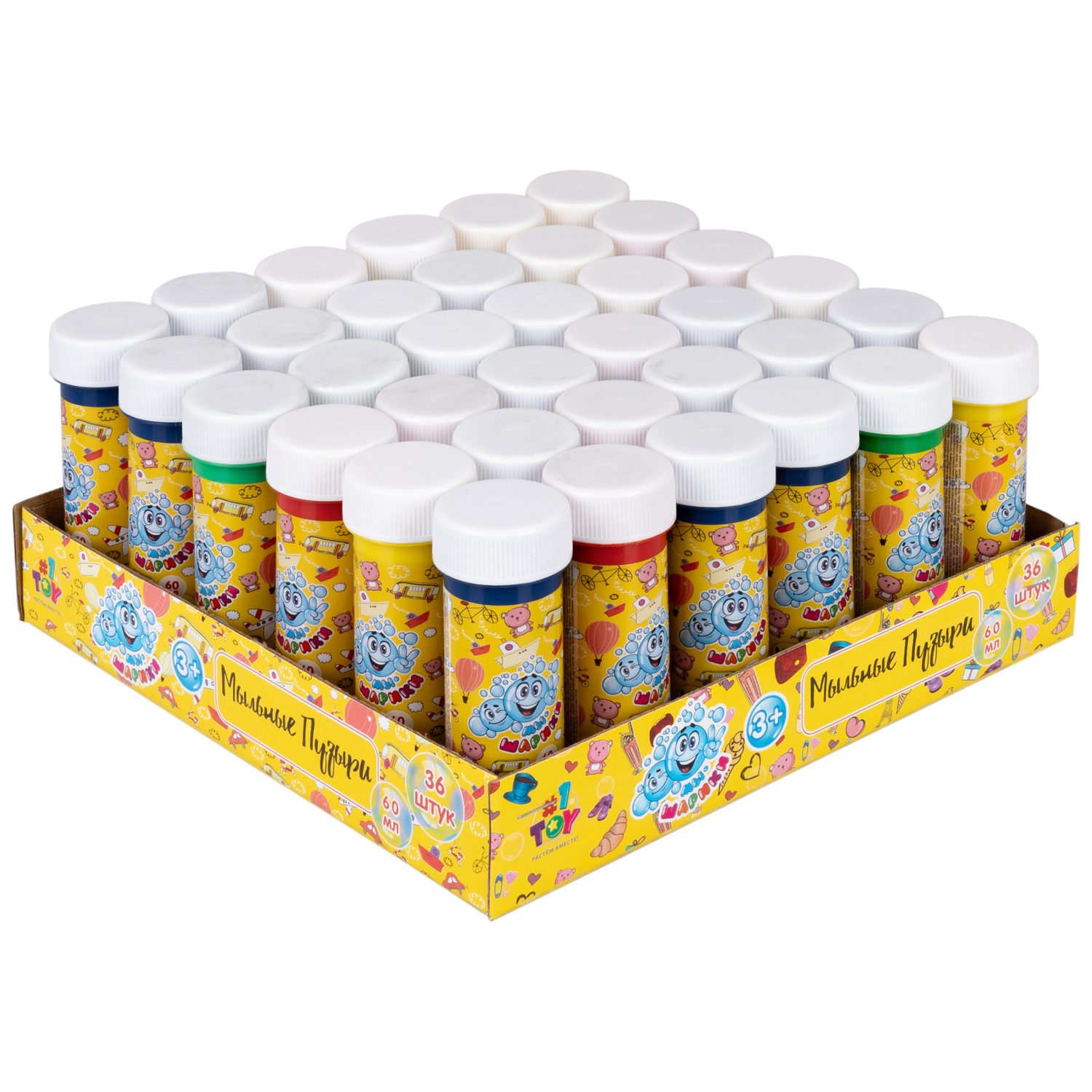 Мыльные пузыри 1TOY Мы-шарики!, 60 мл