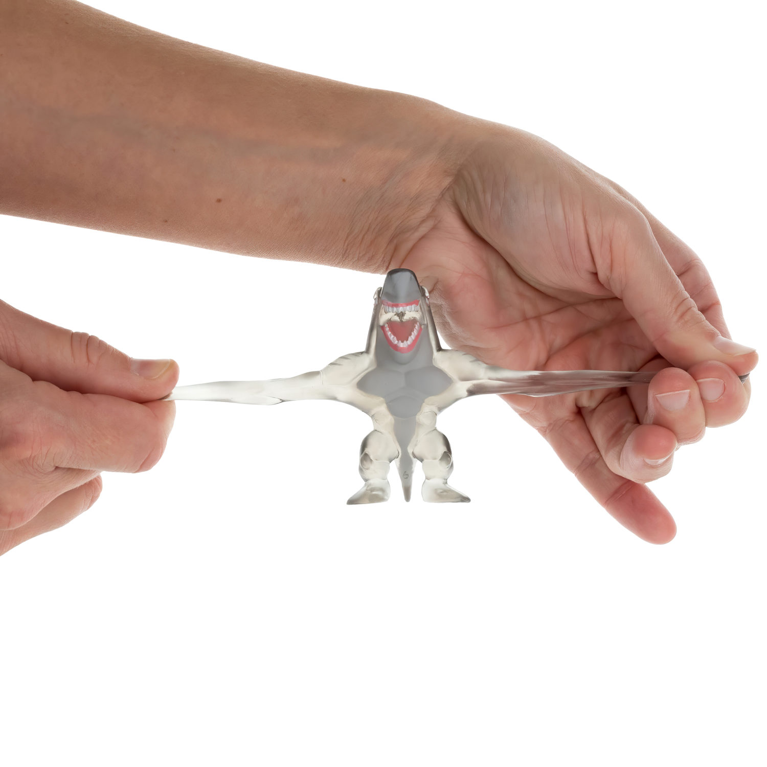 1TOY MONSTER FLEX MINI DINO и SHARK, тянущиеся фигурки, 10 видов в ассортименте