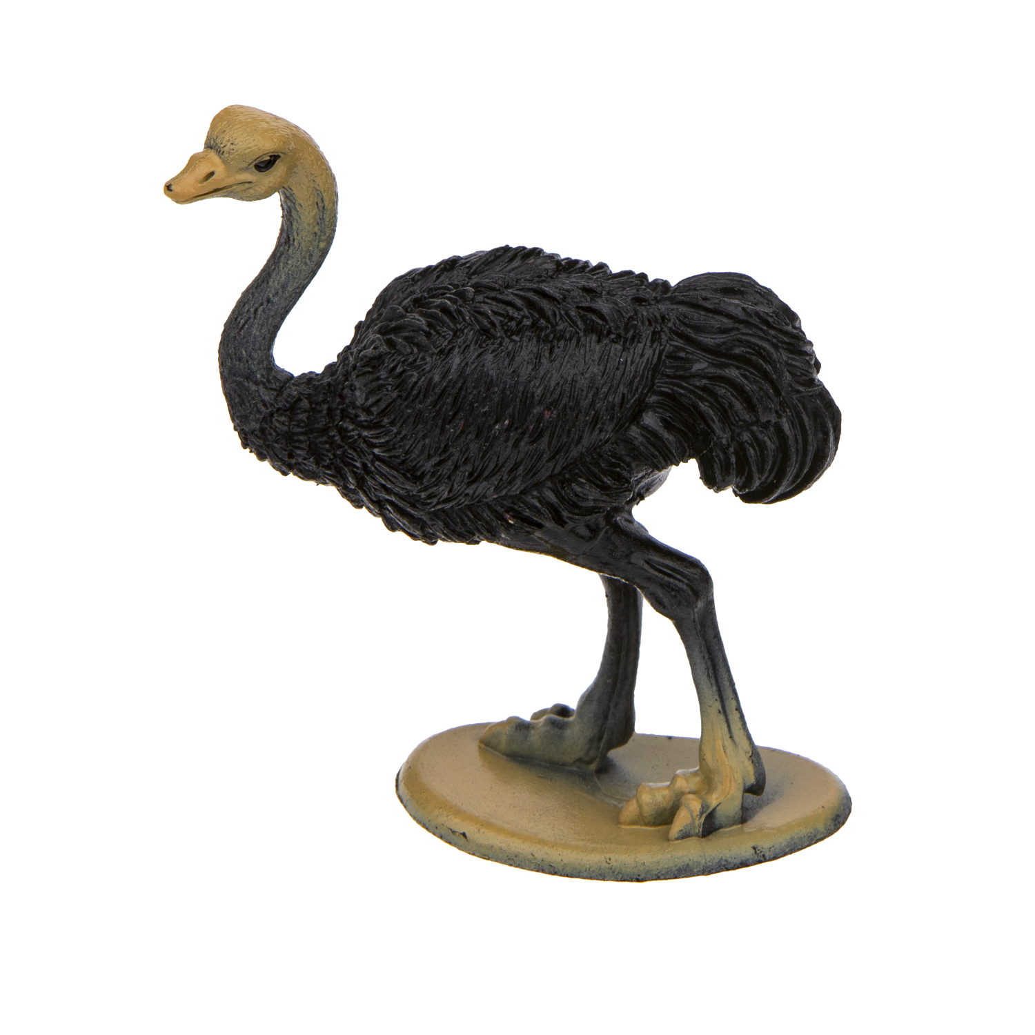 Игровой набор 1TOY "В мире животных", фигурки диких животных Африки: фламинго, страус, обезьяна, гиена, орикс, 10 шт., 17 см.