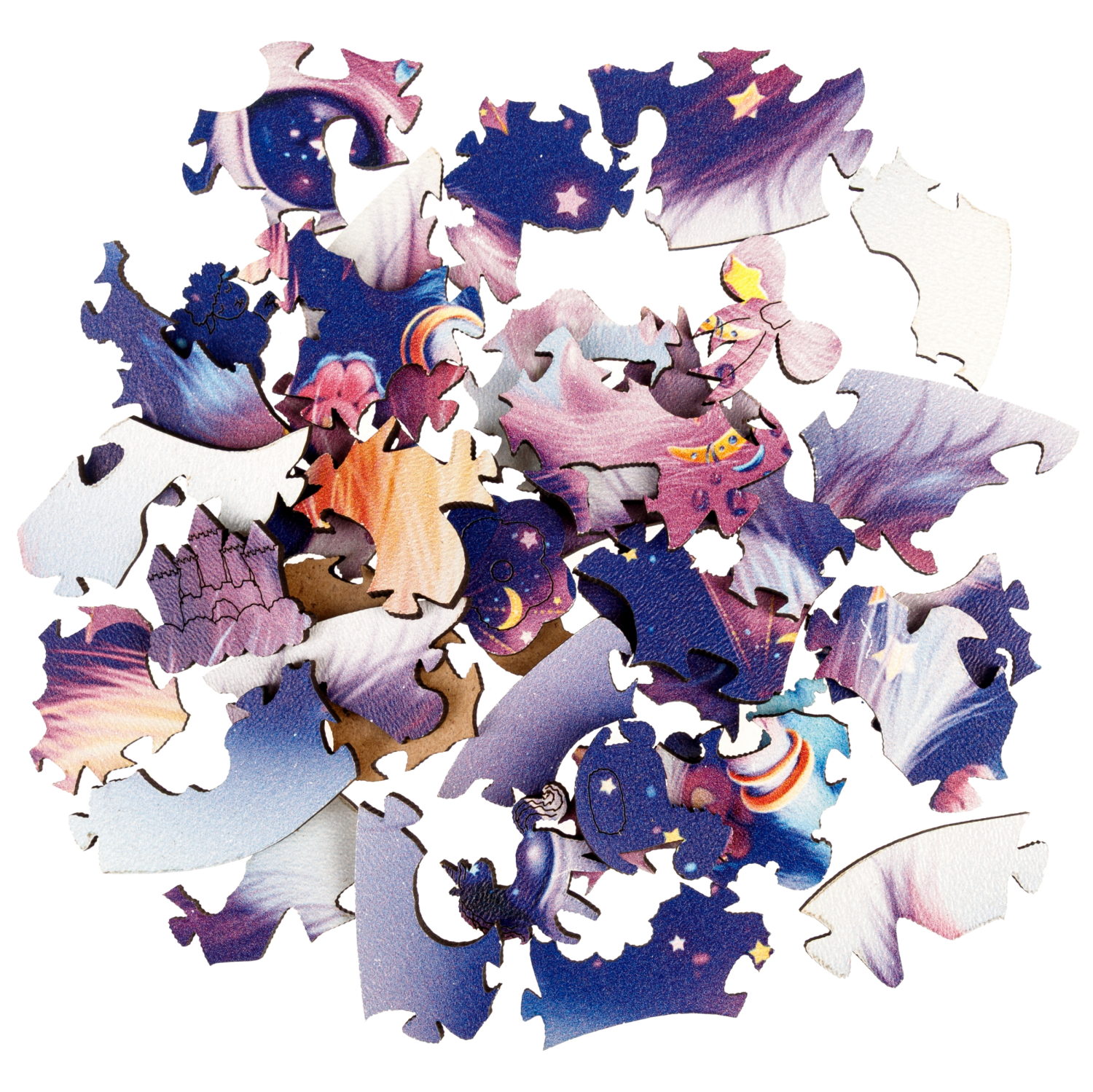 Деревянные пазлы Collection Animals Кошечка Луна, 63 деталей